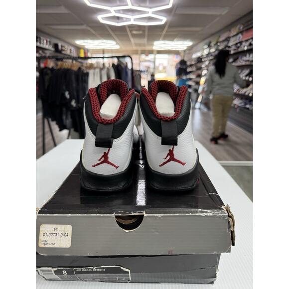 Air Jordan 10 Retro Chicago Size 8 310805-100 White/Varsity Red/Black main image 8